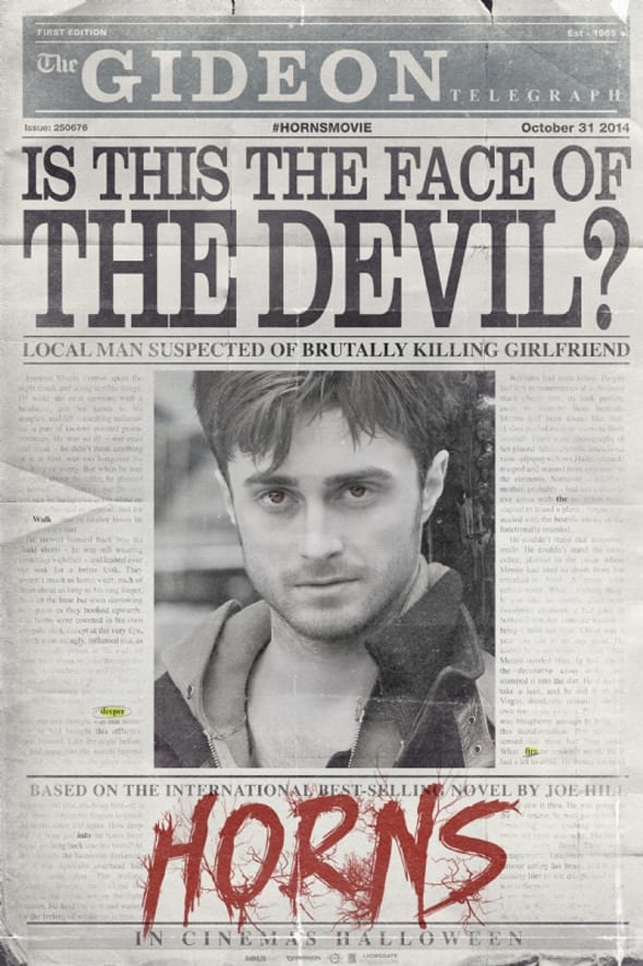 HORNS | Suspense com Daniel Radcliffe ganha novo trailer