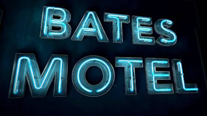 Imagem do letreiro da série Bates Motel