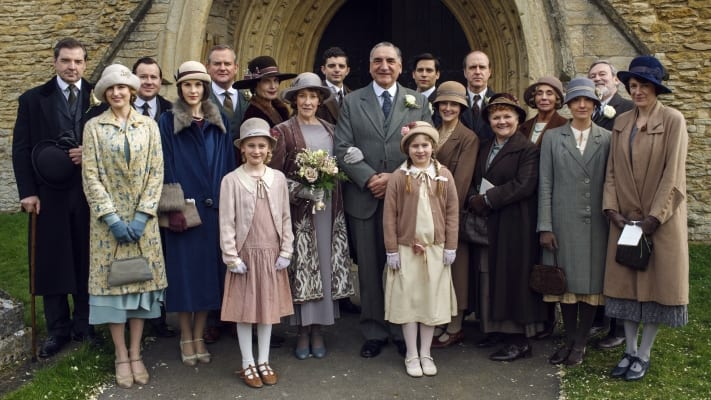 Foto do elenco de Downton Abbey