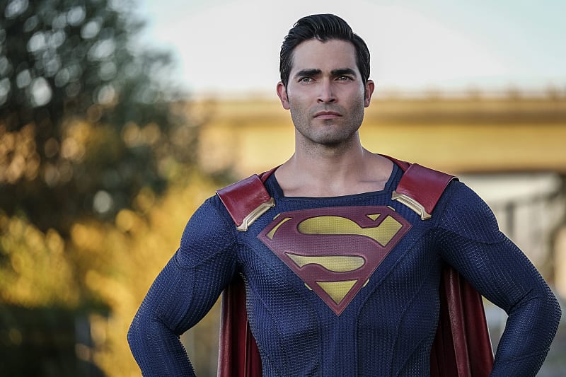 Tyler Hoechlin como o Superman na série Supergirl