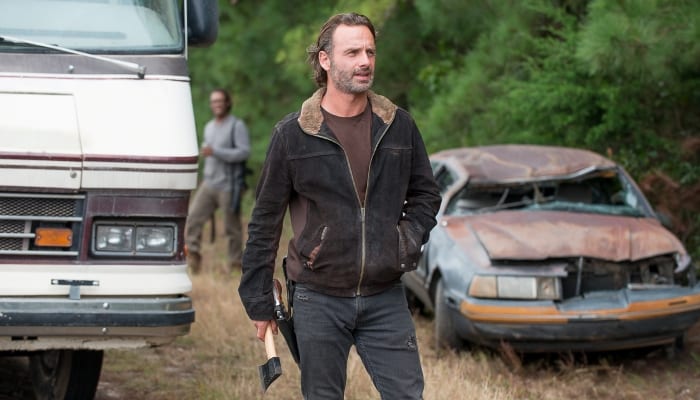 Rick Grimes no final da 6ª temporada de The Walking Dead