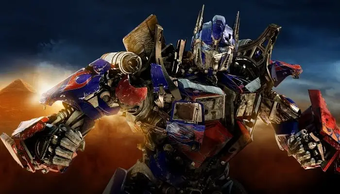 Foto de Optimus Prime no filme Transformers 4