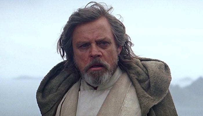 Imagem de Luke Skywalker, no final de Star Wars VII