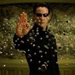 Keanu Reeves como Neo em Matrix, ator reprisará o seu papel em Matrix 4