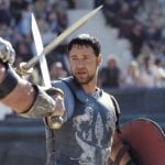Russell Crowe no filme Gladiador