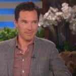 Benedict Cumberbatch em entrevista no The Ellen Show. Ator pode interpretar o 007