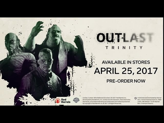 OUTLAST TRINITY | Novo trailer da coletânea