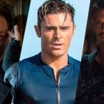 James McAvoy em X-Men: Primeira Classe; Zac Efron em Baywatch; Joel Kinnaman em Esquadrão Suicida