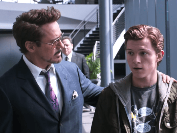 Robert Downey Jr e Tom Holland no trailer de Homem-Aranha De Volta ao Lar