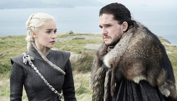 Daenerys e Jon Game of Thrones