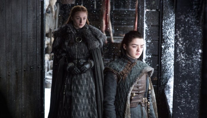 Sansa e Arya Stark Game of Thrones