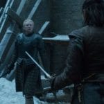 Arya vs Brienne em game of thrones