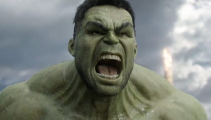Imagem do Hulk em Thor: Ragnarok