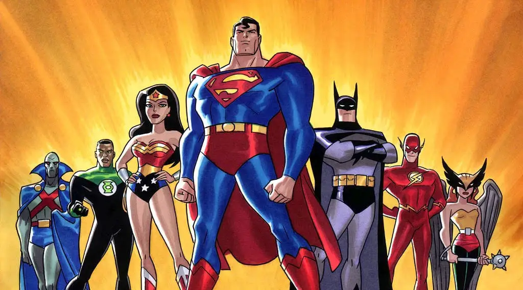 Imagem da série animada Liga da Justiça