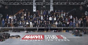 Foto do elenco da Marvel Studios