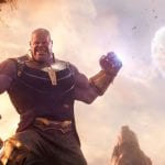 Imagem promocional de Thanos em Vingadores: Guerra Infinita