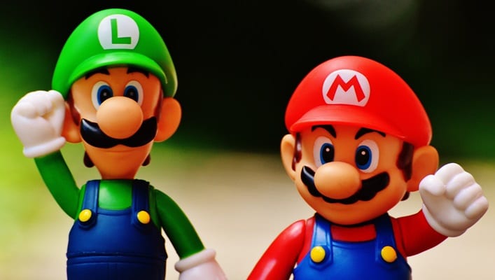Imagem do Luigi e Mario
