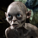 Imagem de Gollum em O Hobbit