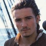 Imagem do ator Orlando Bloom em Piratas do Caribe