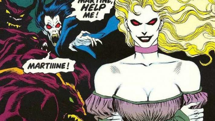 imagem de Martine Bancroft nos quadrinhos de Morbius