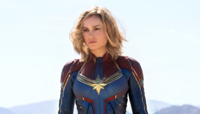 Imagem de Brie Larson como Capitã Marvel