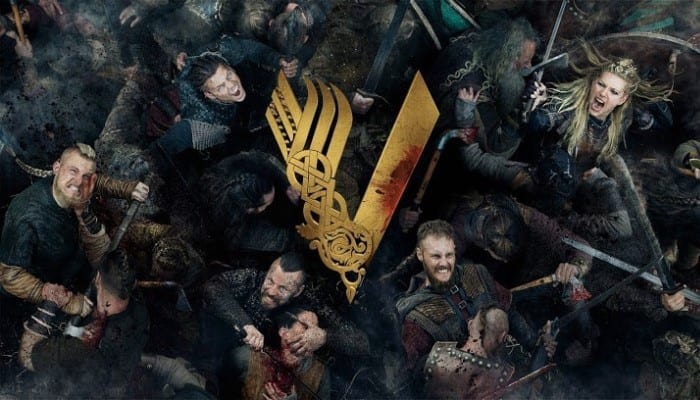 Imagem promocional da série Vikings
