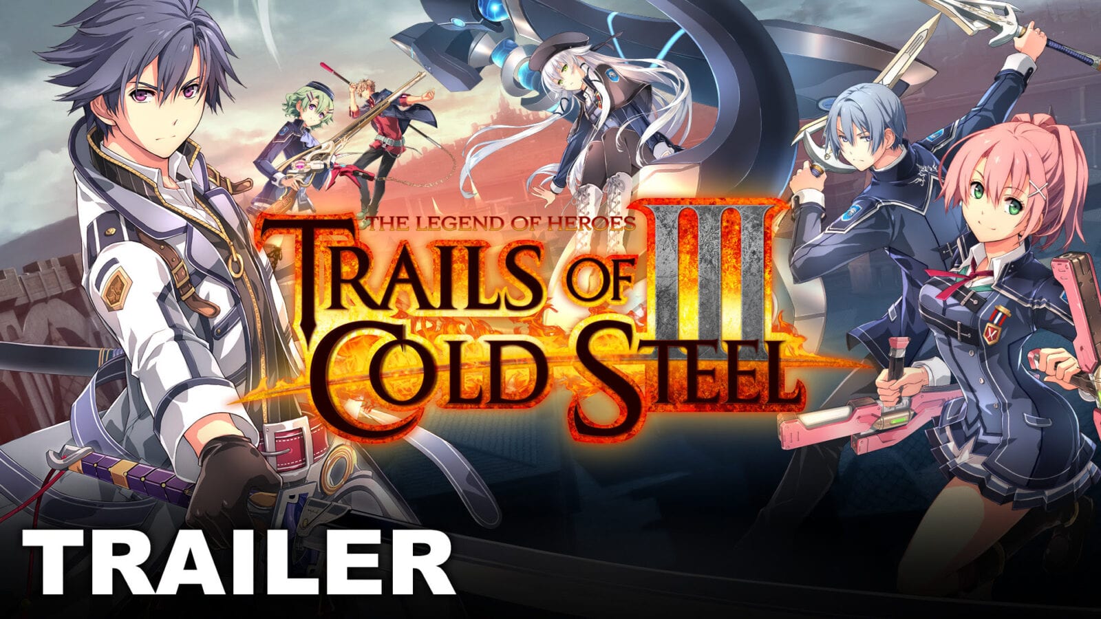 Capa do trailer de The Legend of Heroes: Trails of Cold Steel III