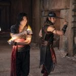 Liu Kang e Kung Lao em cena do filme Mortal Kombat