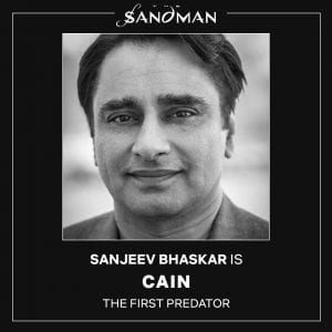 Sanjeev Bhaskar será Cain em Sandman