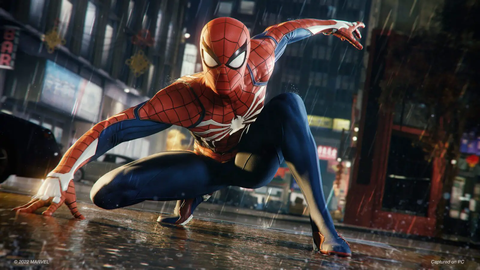 Nova imagem de Spider-Man remastered no PC
