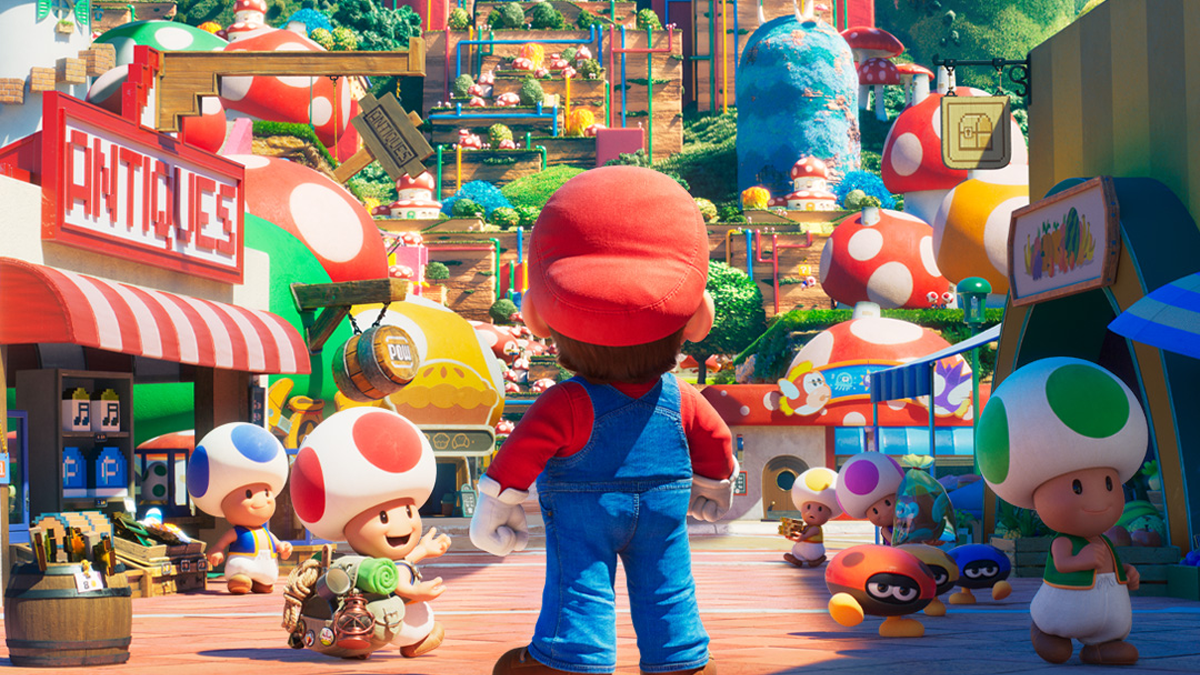 Pôster oficial da animação Super Mario Bros.