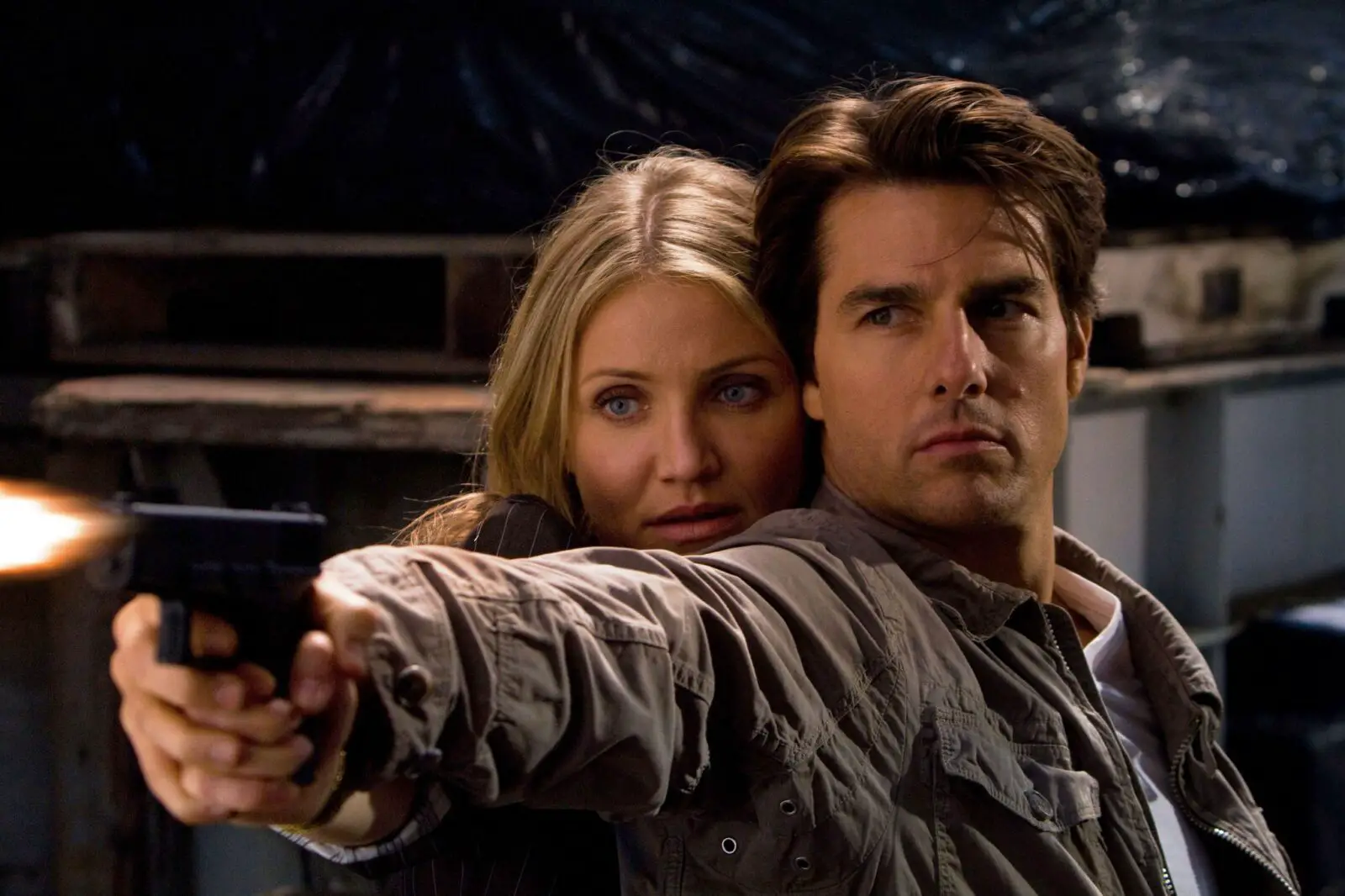 Tom Cruise e Cameron Diaz no filme Encontro Explosivo