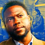 Kevin Hart as Cyrus Whitaker and cast from Lift on Netflix