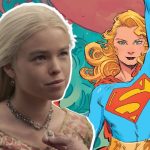 Milly Alcock and Supergirl: Woman of Tomorrow artwork